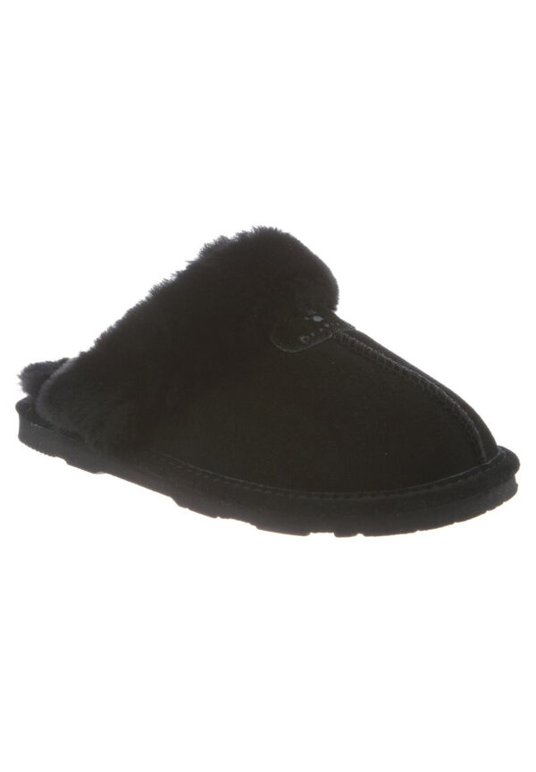 BEARPAW Loki II Damen Pantolette Hausschuhe Lammfell 671W Black II