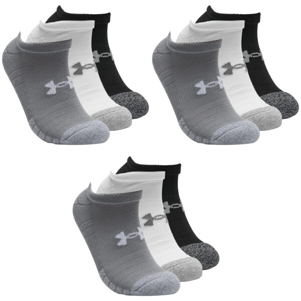 9 Paar Under Armour HeatGear No Show Sneaker Socken Unisex Kurzsocke