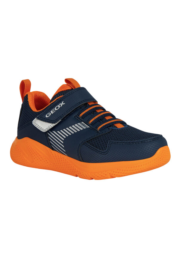 Geox J Sprintye Jungen Sneaker J26GBA blau/orange