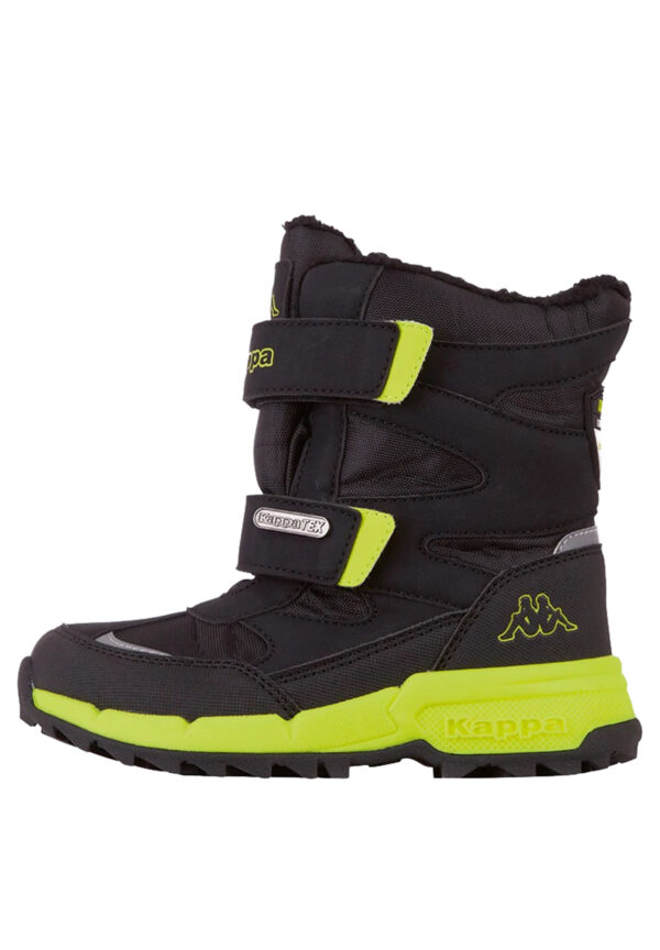 Kappa Unisex Kinder Stiefel Winterschuh gefüttert Stylecode 260903K Schwarz