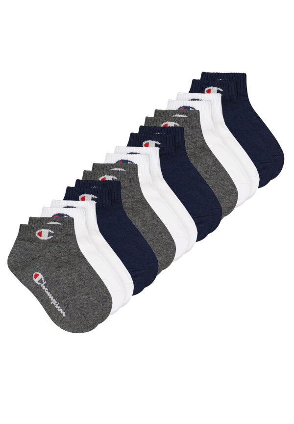 9 Paar Champion Quarter Socken Gr. 35 - 46 Unisex Sneaker Kurzsocken