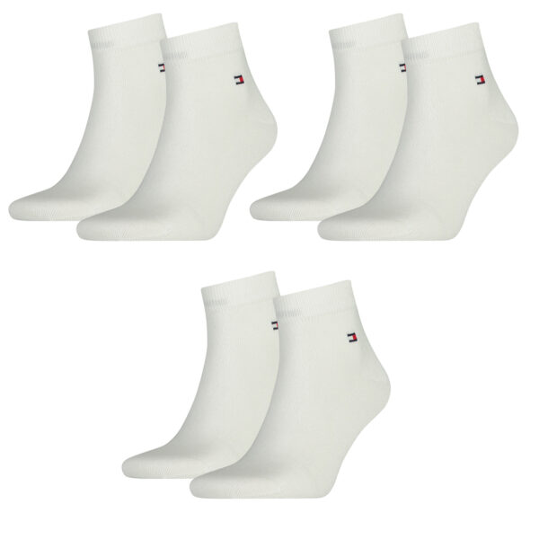 TOMMY HILFIGER Herren Quarter Socken Business Sneaker Socken 6 Paar