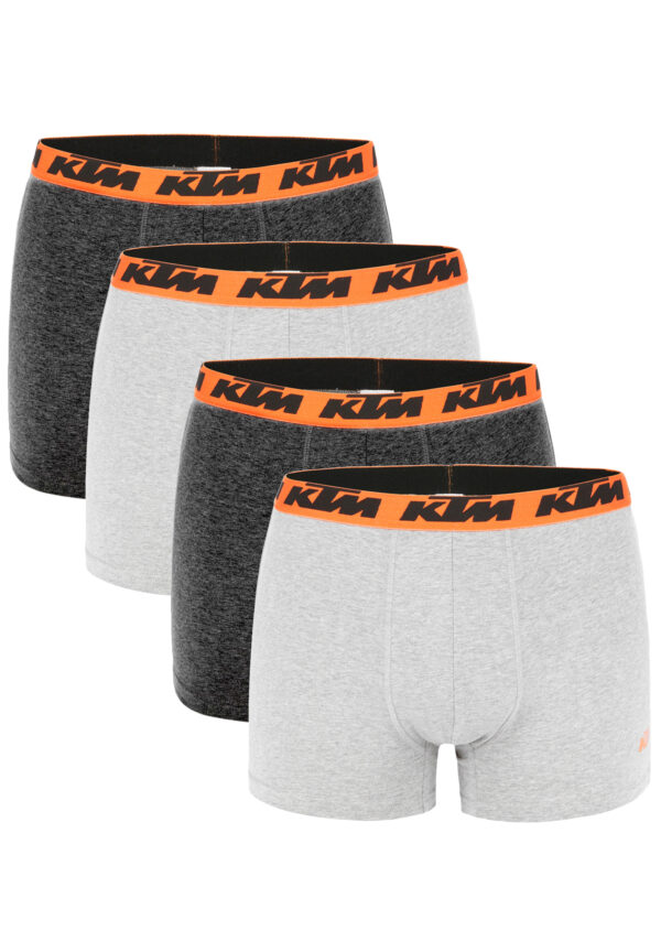 KTM by FREEGUN Boxershorts für Herren Unterwäsche Pant Men´s Boxer 4 er Multipac...