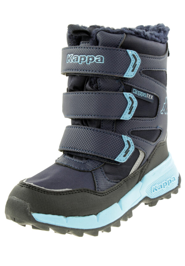 Kappa Unisex Kinder Stiefel Winterschuh gefüttert blau 260902K