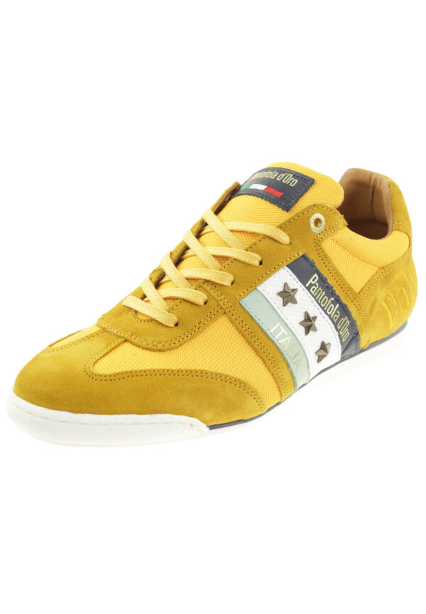 Pantofola d' Oro IMOLA CANVAS UOMO LOW Herren Leder Sneaker 10221036 gelb