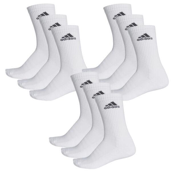 adidas CUSHIONED CREW Tennissocken Sportsocken Damen Herren Unisex 9 Paar