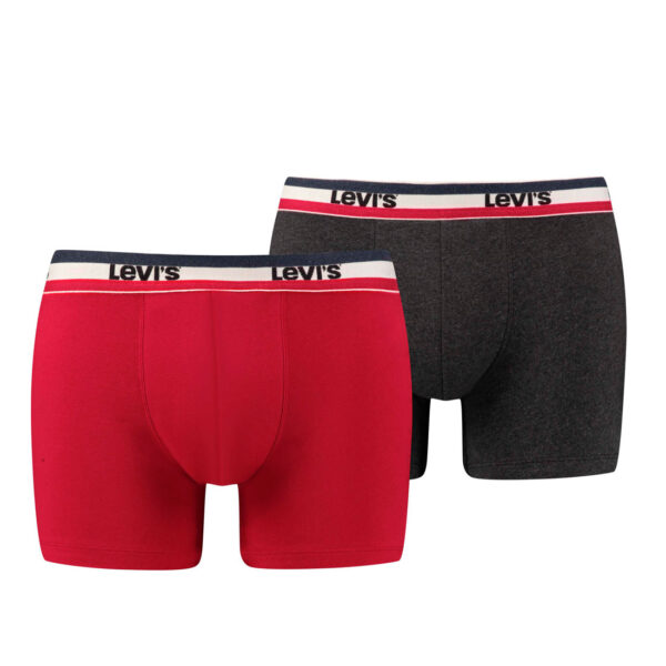 2er Pack Herren Levis SPRTSWR LOGO BOXER BRIEF Boxershorts Unterwäsche Pants