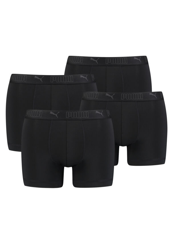 PUMA Boxershorts Herren 4er Pack Sport Mikrofaser + elastisch / Funktionsunterho...