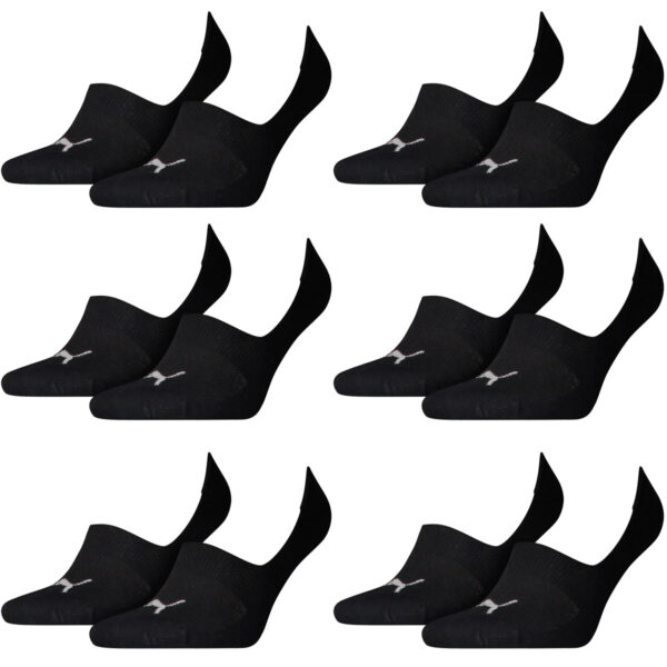 12 Paar Puma Socken Footie Sportsocken Invisible Gr. 35 - 46 Unisex