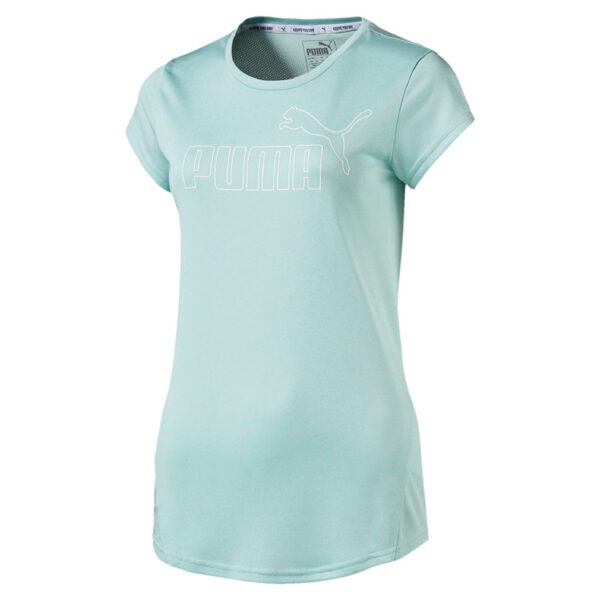 PUMA Damen Active Essential ESS No.1 Logo Heather W Tee T-Shirt