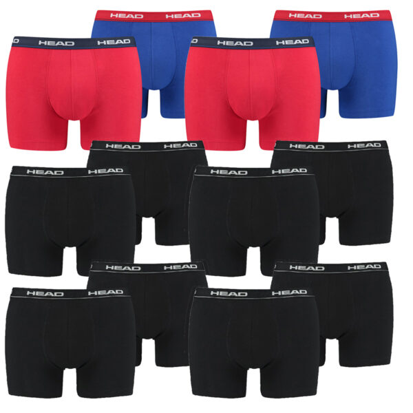 12 er Pack Head Herren Boxer Boxershorts Basic Pant Unterwäsche