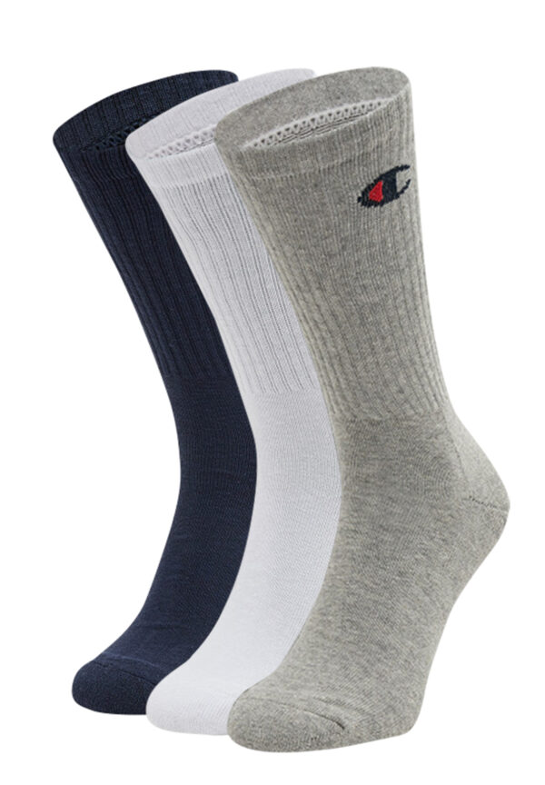 3 Paar Champion Crew Socken Gr. 35 - 46 Unisex Tennissocken U24558