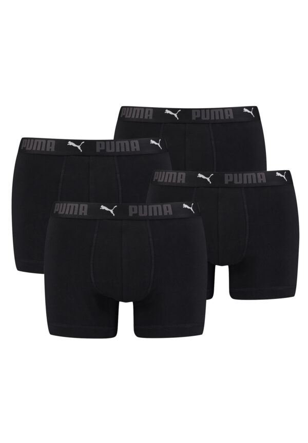 PUMA Boxershorts Herren 4er Pack Sport aus organischer Baumwolle / Unterwäsche M...