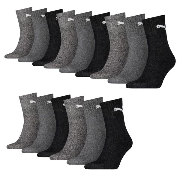 15 Paar Puma Socken Short Crew Sportsocken Tennis Socken Unisex