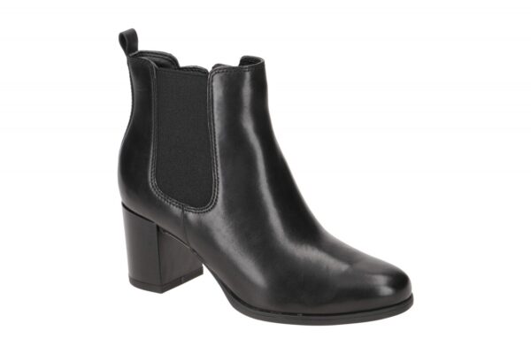 Tamaris Ankle Boots Stiefelette schwarz Leder 1-25377-41