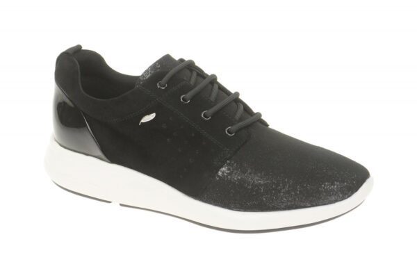 Geox Respira Ophira A Sneaker in schwarz wei? Damenschuhe