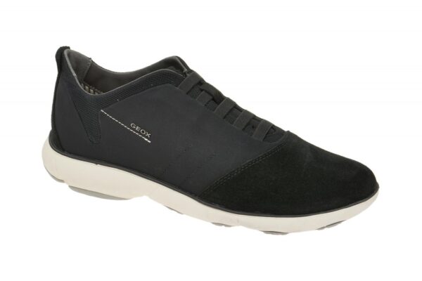 Geox Respira Nebula B Sneaker in schwarz wei? Herren Halbschuhe