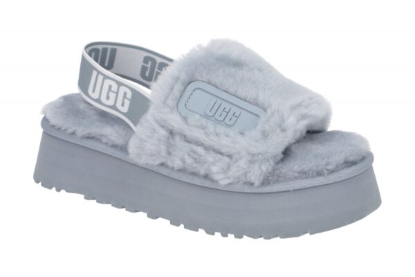 UGG DISCO SLIDE 1112258 AFG grau - Riemchen Sandale f?r Damen