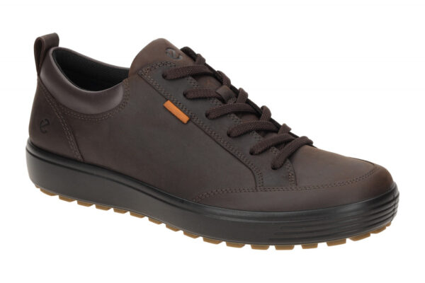 Ecco SOFT 7 TRED MEN`S 45077402178 dunkel-braun - bequeme Halbschuhe f?r Herren