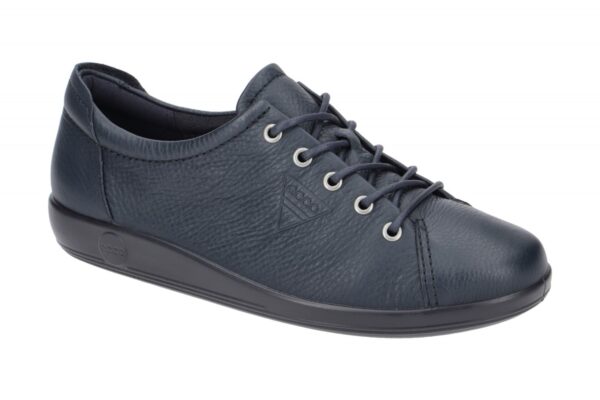 Ecco SOFT 2.0 20650311038 dunkel-blau - bequeme Halbschuhe f?r Damen