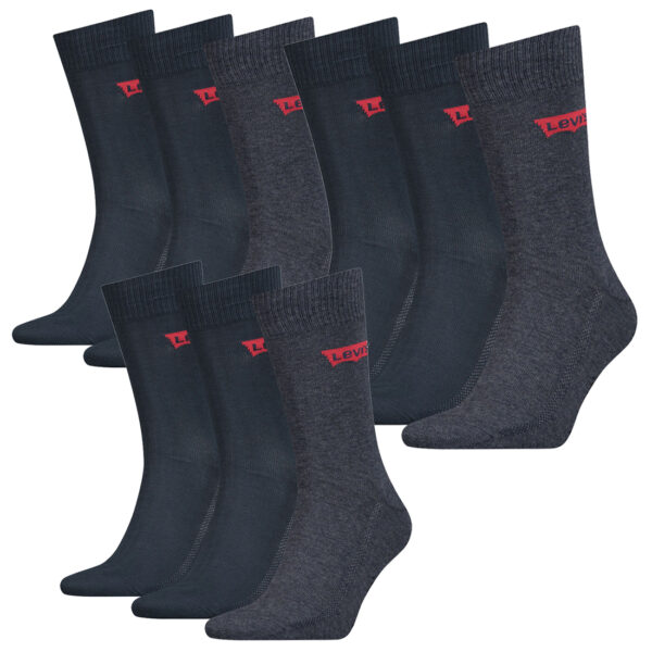 9 Paar Levis 168SF Regular Cut Unisex Socken Sneakersocken Strümpfe 903052001