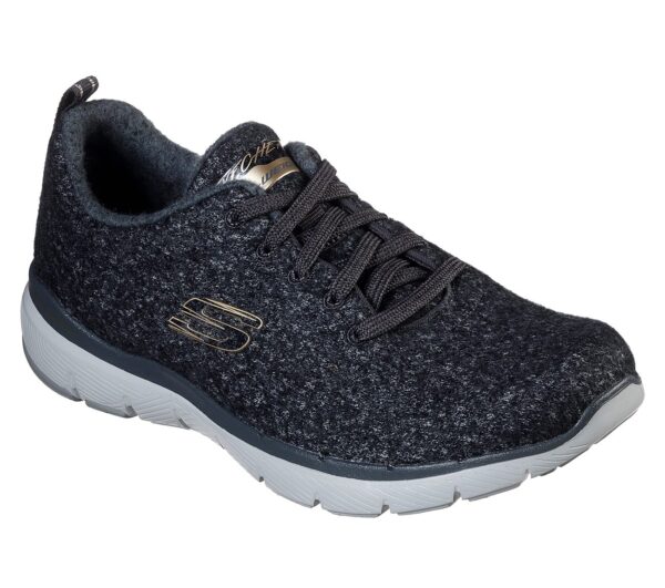 Skechers Sport Womens FLEX APPEAL 3.0 PLUSH JOY Sneakers Frauen Grau