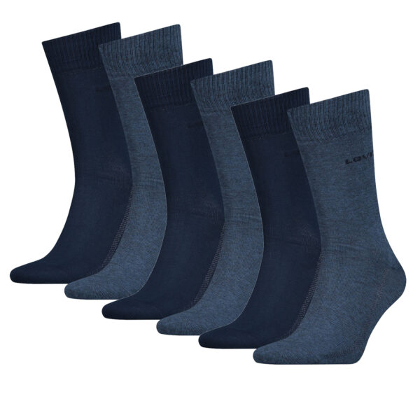 6 Paar Levis 168SF Regular Cut Socken Unisex Strümpfe 993053001