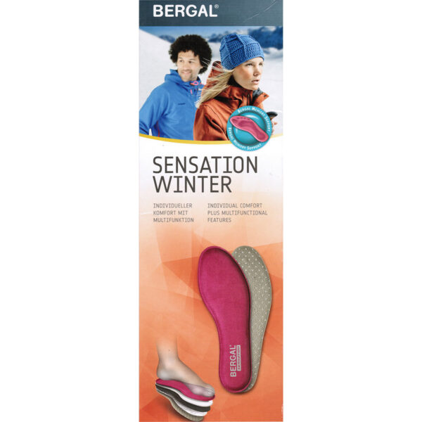 3 Paar Bergal Sensation Winter Damen Einlegesohle Visko Gr. 36-42 Memory Support