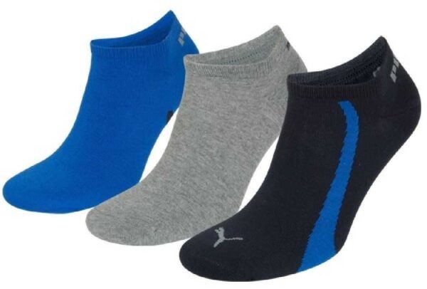 3 Paar Puma Sneaker Socken Gr. 35 - 46 Unisex für Damen Herren Füßlinge