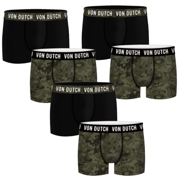 6er Pack Von Dutch Basic Boxer Boxershorts Herren Unterwäsche VD1BCX2CAM