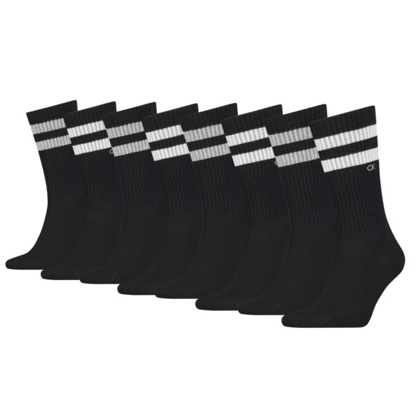 8 Paar Calvin Klein Stripes Herren Sportsocken Tennissocken