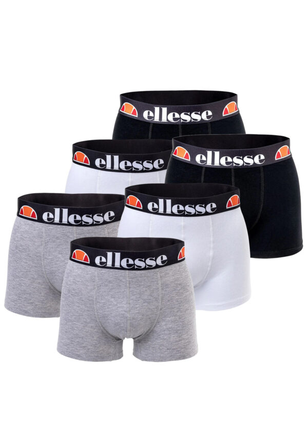 Ellesse Boxershorts Fashion Boxer Herren Trunk Shorts Unterwäsche 6er Pack