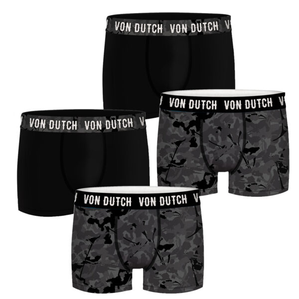 4er Pack Von Dutch Basic Boxer Boxershorts Herren Unterwäsche