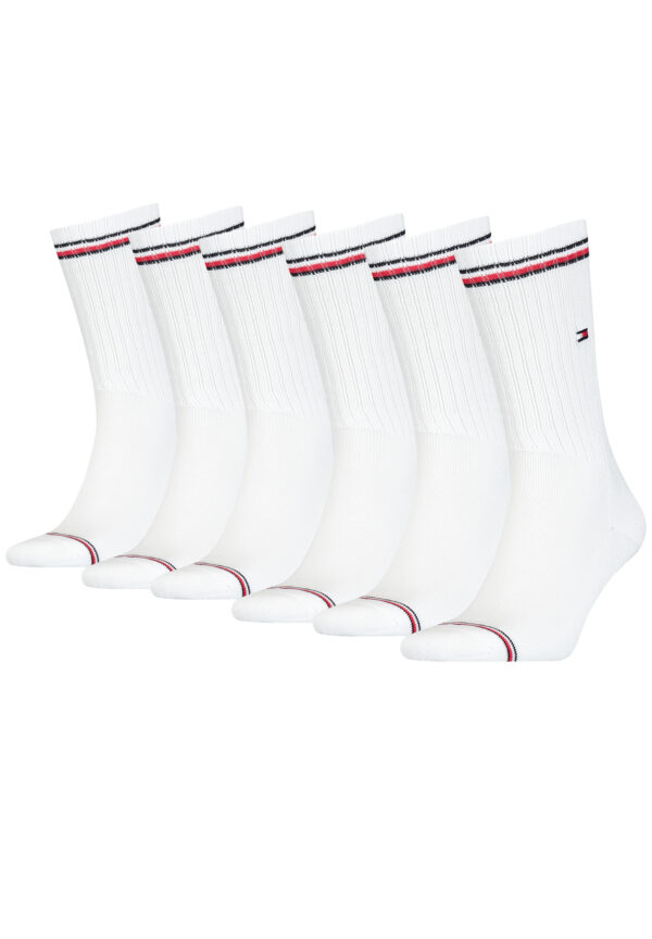 6 Paar TOMMY HILFIGER Herren ICONIC Socken Gr. 39 - 49 Tennis Socken