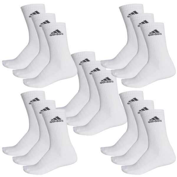 adidas CUSHIONED CREW Tennissocken Sportsocken Damen Herren Unisex 15 Paar