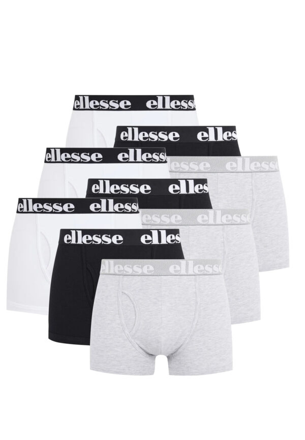 Ellesse Boxershorts Fashion Boxer Herren Trunk Shorts Unterwäsche 9er Pack