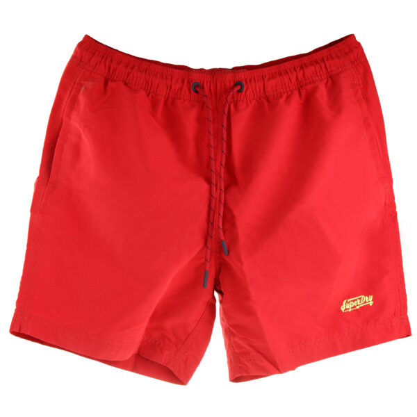 Superdry Herren Super Venice Swim Short Schwimmhose Shorts M3010101A rot