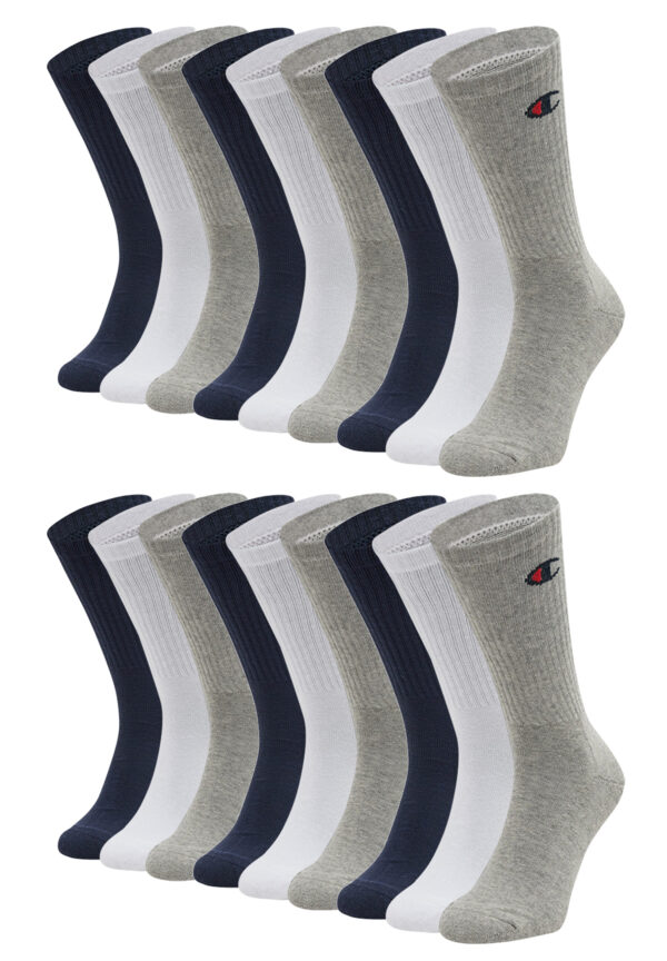 18 Paar Champion Crew Socken Gr. 35 - 46 Unisex Tennissocken U24558