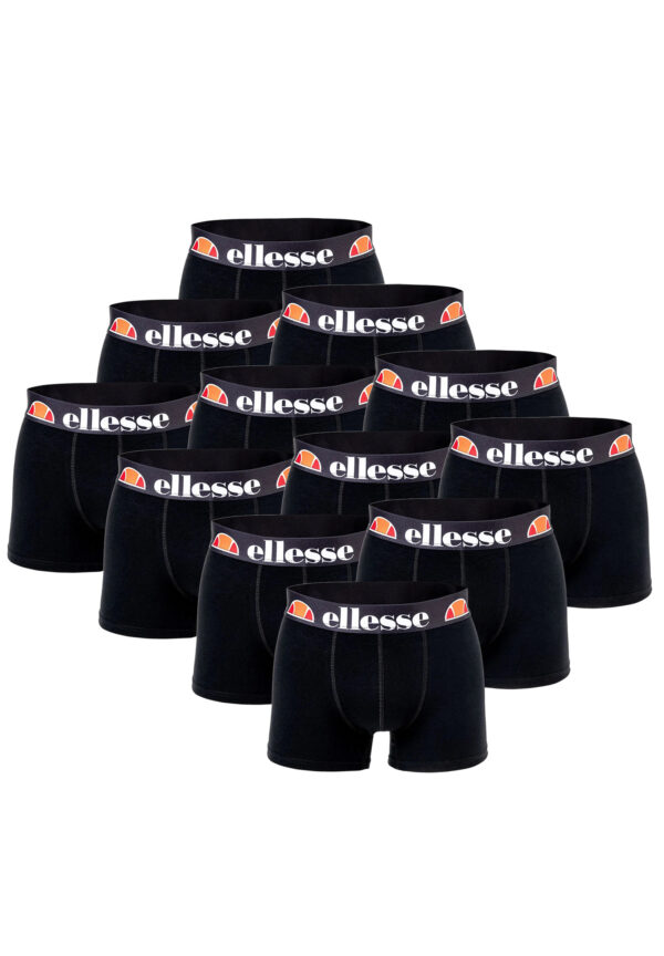 Ellesse Boxershorts Fashion Boxer Herren Trunk Shorts Unterwäsche 12er Pack