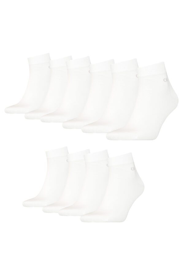 Calvin Klein Quarter Sneaker Socken Herren Kurzsocke 10 Paar