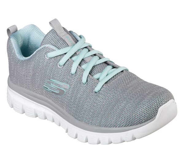 Skechers Sport Womens GRACEFUL TWISTED FORTUNE Sneakers Women Grau