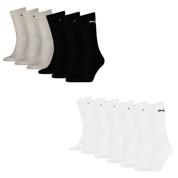 12 Paar Puma Socken Cush Crew Sportsocken Tennis Socken Unisex