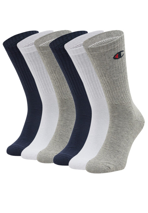 6 Paar Champion Crew Socken Gr. 35 - 46 Unisex Tennissocken U24558