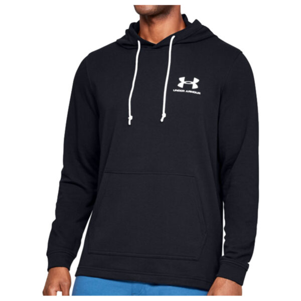 Under Armour Sportstyle Terry Hoodie Herren Hoodie Sweatshirt schwarz