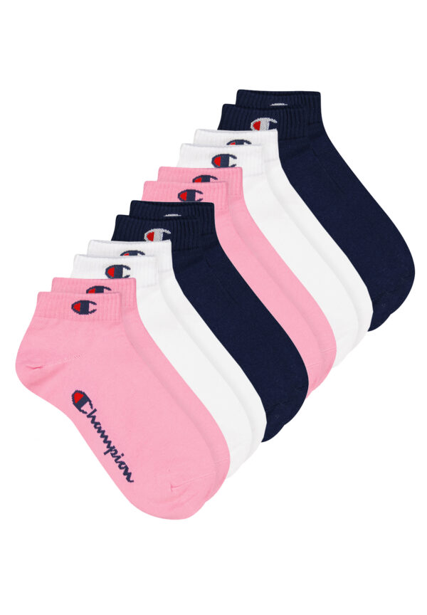 6 Paar Champion Quarter Socken Gr. 35 - 46 Unisex Sneaker Kurzsocken