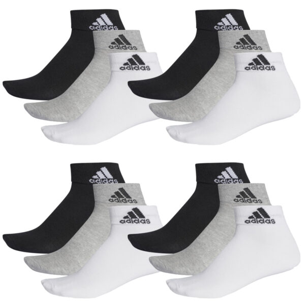 adidas Ankle / Quarter Socken Unisex Kurzsocke Knöchelsocke 12 Paar