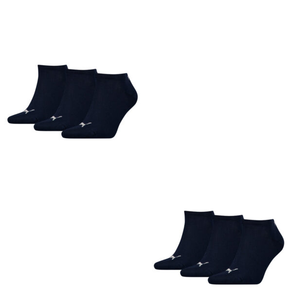 6 Paar Puma Sneaker Invisible Socken Gr. 35 - 49 Unisex für Damen Herren Füßling...