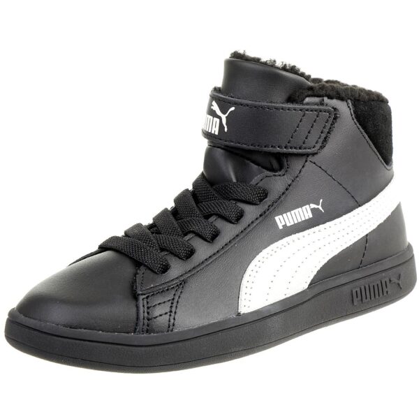 Puma Smash v2 Mid L Fur V PS Winterstiefel Boots Kinder Sneaker warm gefüttert S...