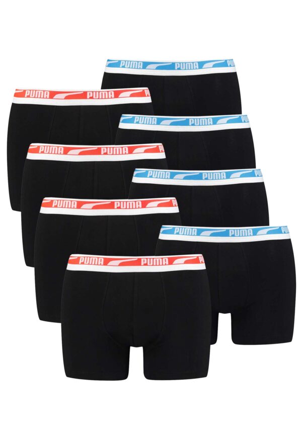 Puma Herren Boxer Boxershorts Men Unterhose Multi Logo Pant Unterwäsche 8er Pack...