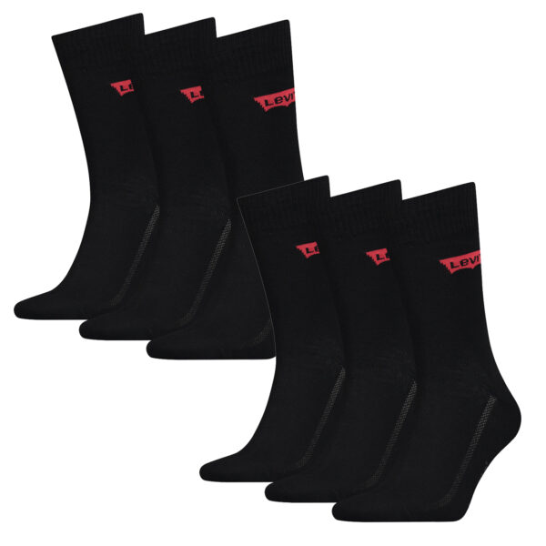 6 Paar Levis 168SF Regular Cut Unisex Socken Sneakersocken Strümpfe 903052001